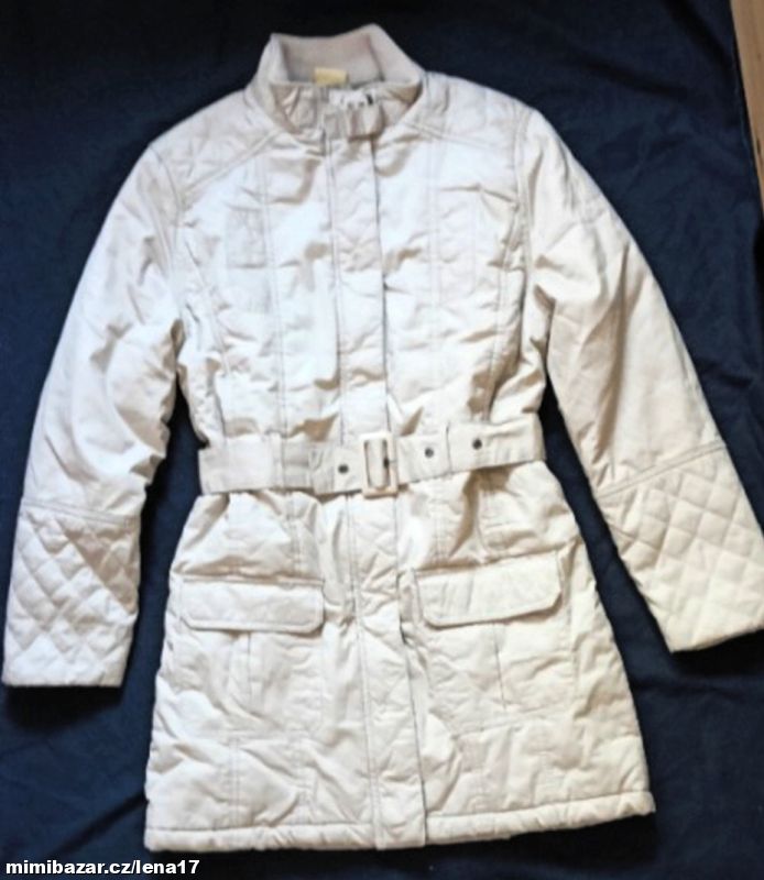 DÍVČÍ BUNDA-KABÁT- 12-13 let, 152- 158 cm