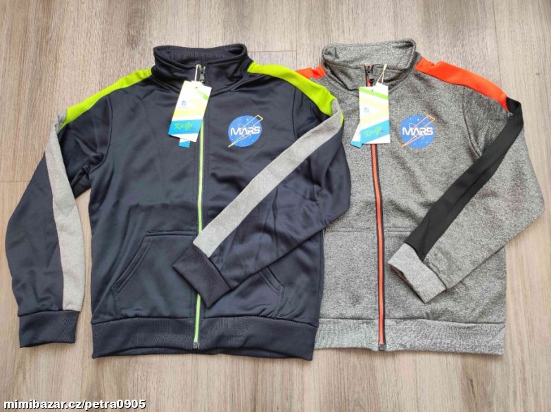 Chlapecká sportovní mikina 134