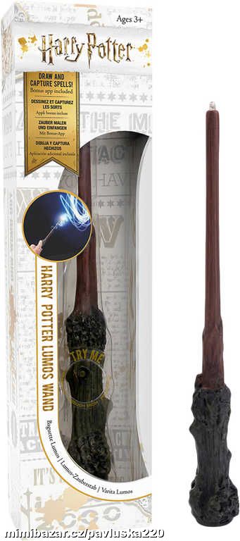 Hůlka svítící kouzelná Harry Potter na baterie