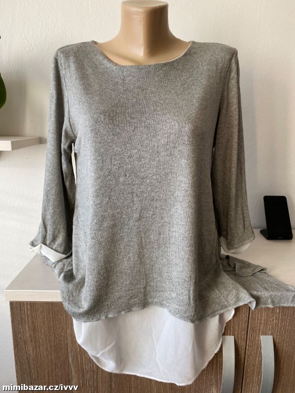 Dámský svetřík dvojefekt