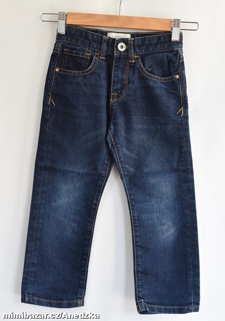 Džíny straight fit vel. 5 let