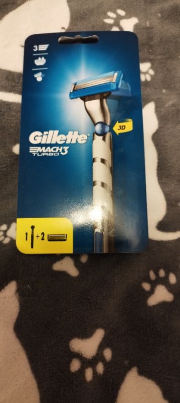 Prodám GILLETTE Mach3 Turbo 3D + hlavice 2 ks