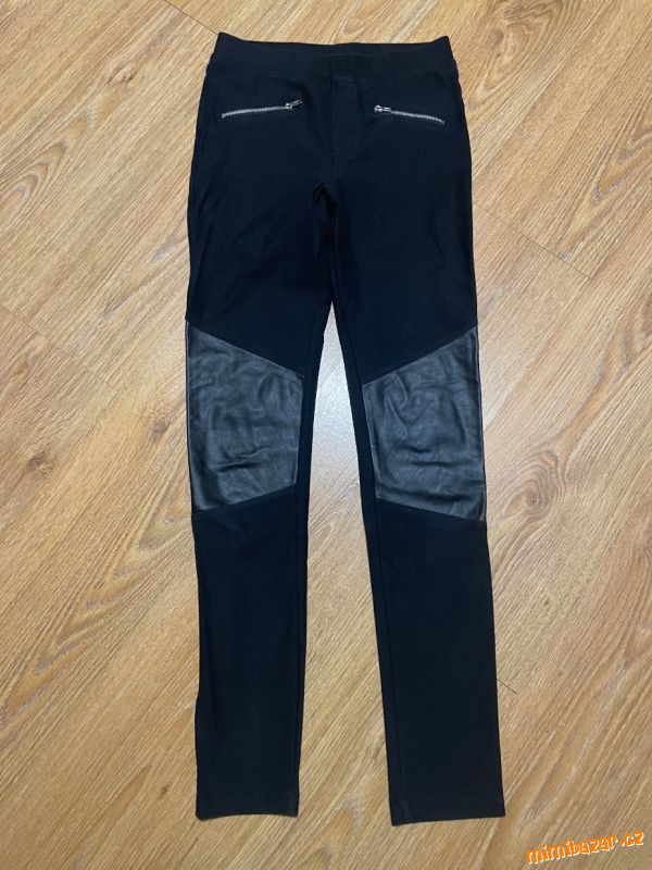 N.ové legíny s koženkou na kolenou