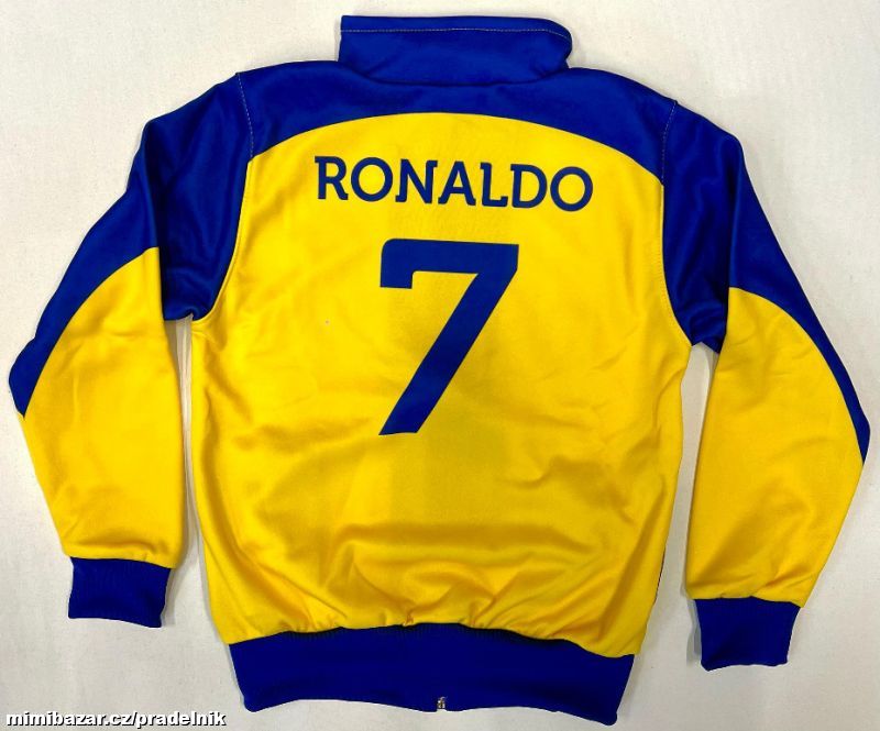 Funkčí fotbalová mikina RONALDO 7 vel.116 až 164