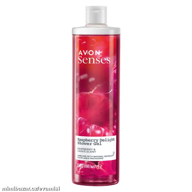 Sprchový gel s vůní maliny a rybízu 500 ml