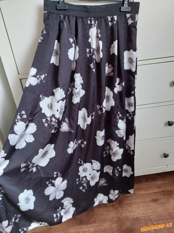 Luxusní saténová maxisukně