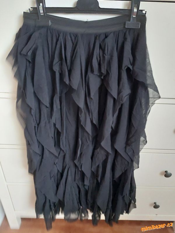 Luxusní tylová maxi sukně