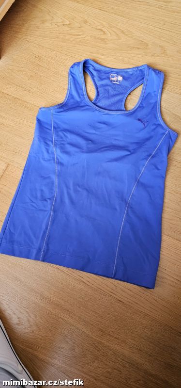 Sportovní fialové tričko zn. Puma