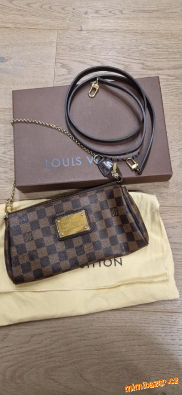 Obrázek k inzerátu: Louis Vuitton Eva Clutch damier ebene