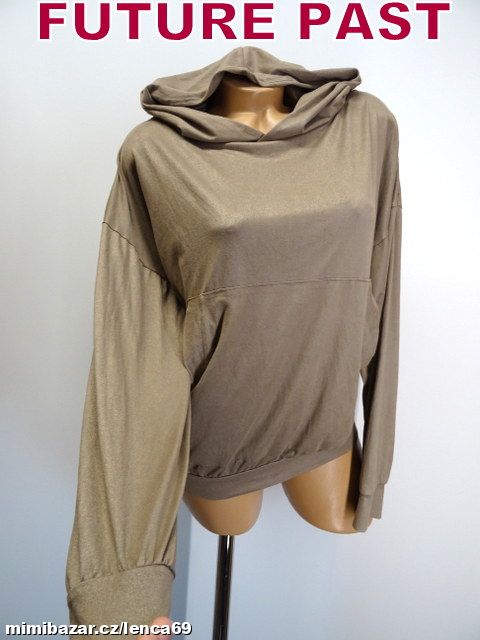 LUXUSNÍ MIKINA VZHLED PŘÍRODNÍ KŮŽE