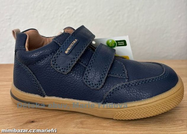 Celoroční kožená obuv Protetika KAMY navy
