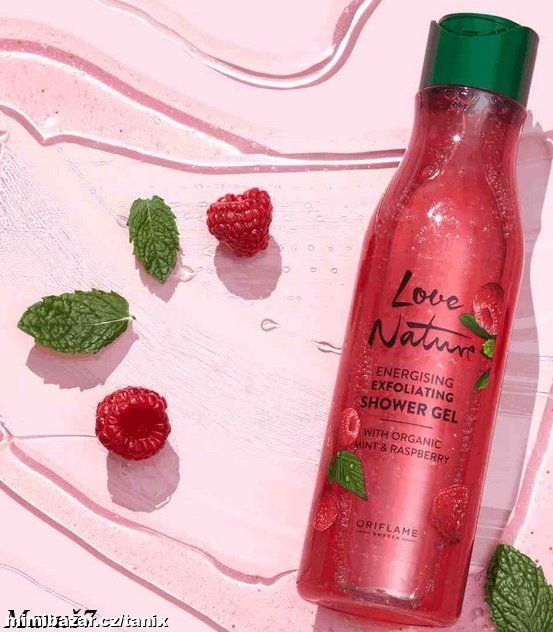 PEELINGOVÝ SPRCHOVÝ GEL S MÁTOU A MALINAMI