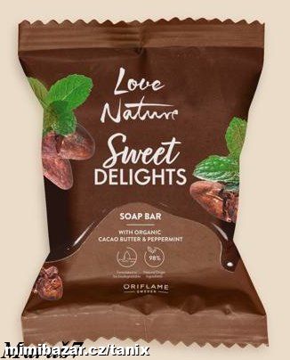 MÝDLO s bio kakaovým máslem a mátou Love Nature