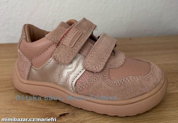 Celoroční barefoot obuv Protetika PERLA pink