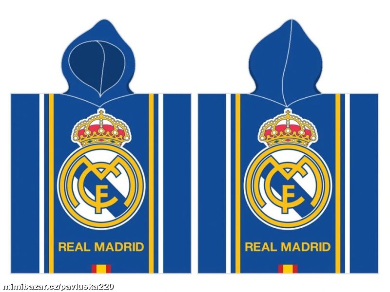 Fotbalové pončo Real Madrid Famoso