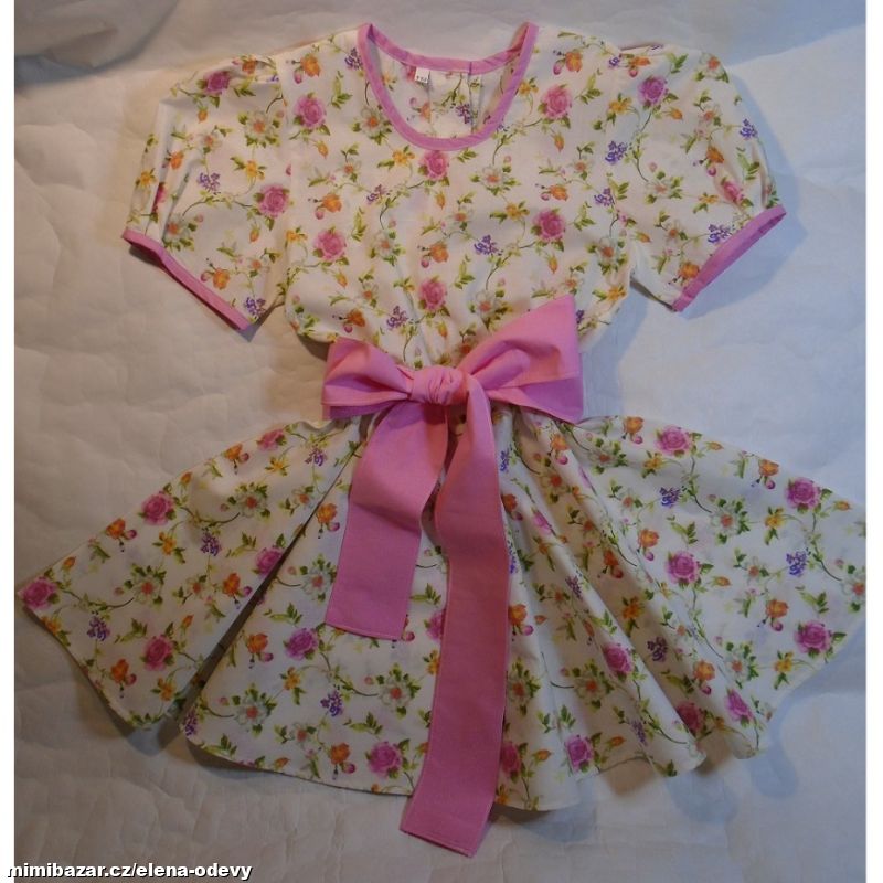 Dívčí šaty Šípkové růže 2