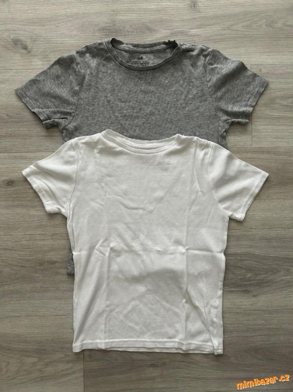 2 x Chlapecká trička H&M, vel. 146/152