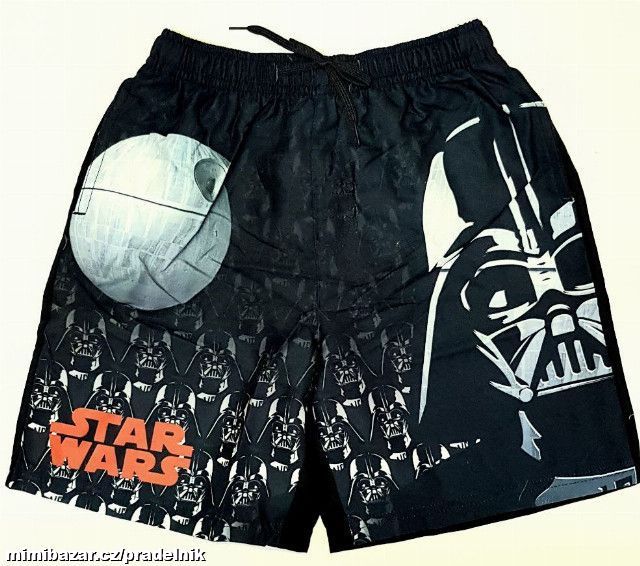 Plážové šortky Star Wars vel. 116, 122, 128.