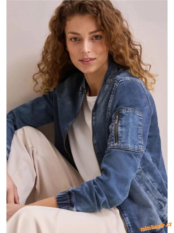Denim bunda - bomber zn. Cecil vel. XL