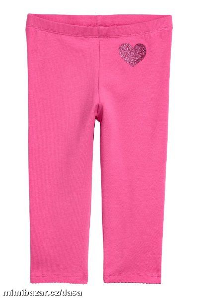 3/4 legíny se srdíčkem zn. H&M SKLADEM VÍCE KS