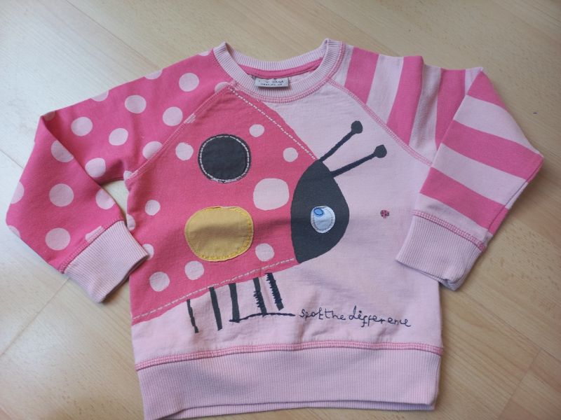 Mikina růžová beruška Next