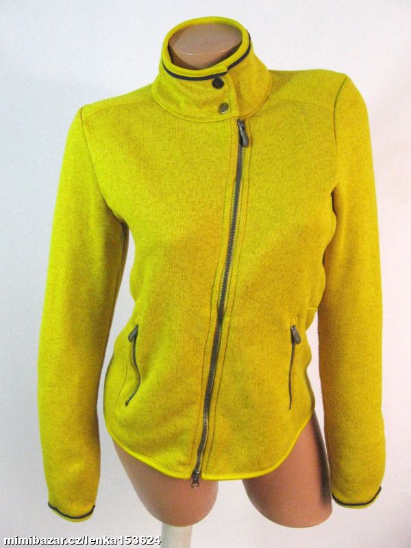 KRÁSNÁ MIKINA NA ZIP VEL M