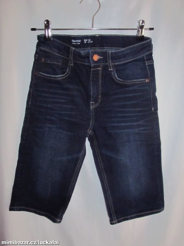 Chlapecké riflové, džínové kraťasy, šortky, bermud