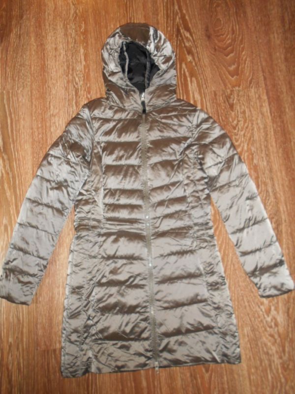 stříbrná zimní bunda kabát Esmara 34 158