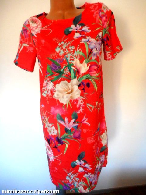 luxusní květované šaty uk 6