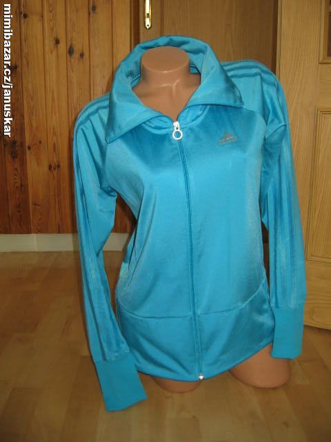 Modrá dámská sportovní mikina Adidas