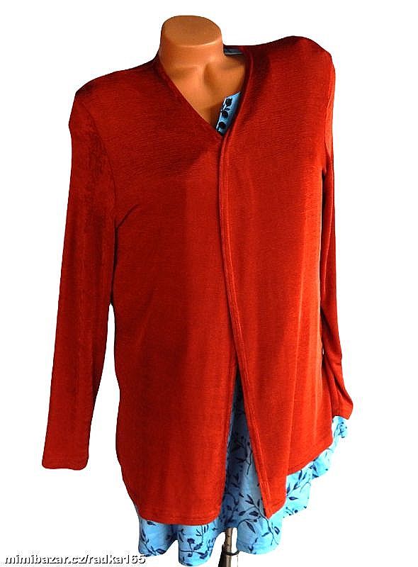 Splývavý nekrčivý cardigan vel.L/44/46