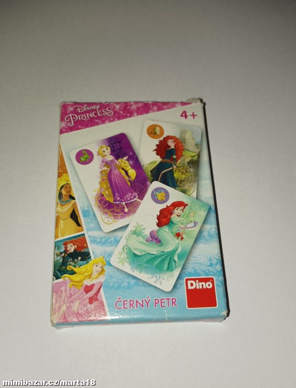 Černý Petr Disney princezny