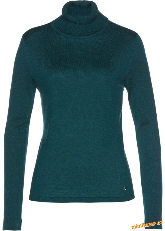 Tmavě zelený rolák BONPRIX vel. M