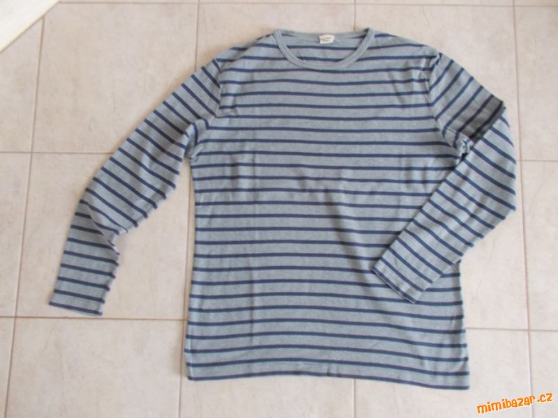 Triko dlouý rukáv modrošedé