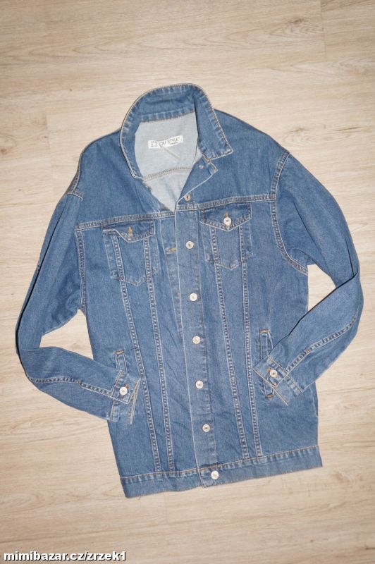 QU Style prodloužená džínová bunda vel.36/S