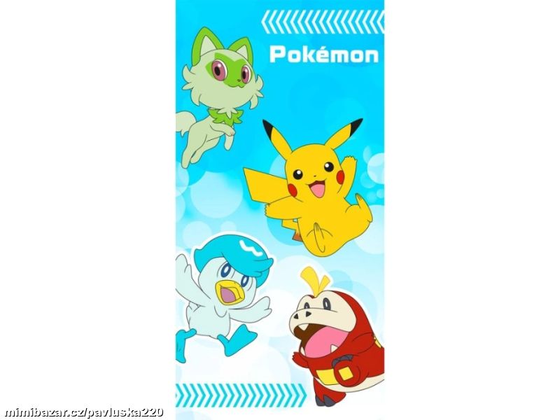 Dětská osuška Pokémon Chyť je Všechny