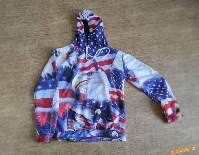 Mikina s kapucí vel. XL