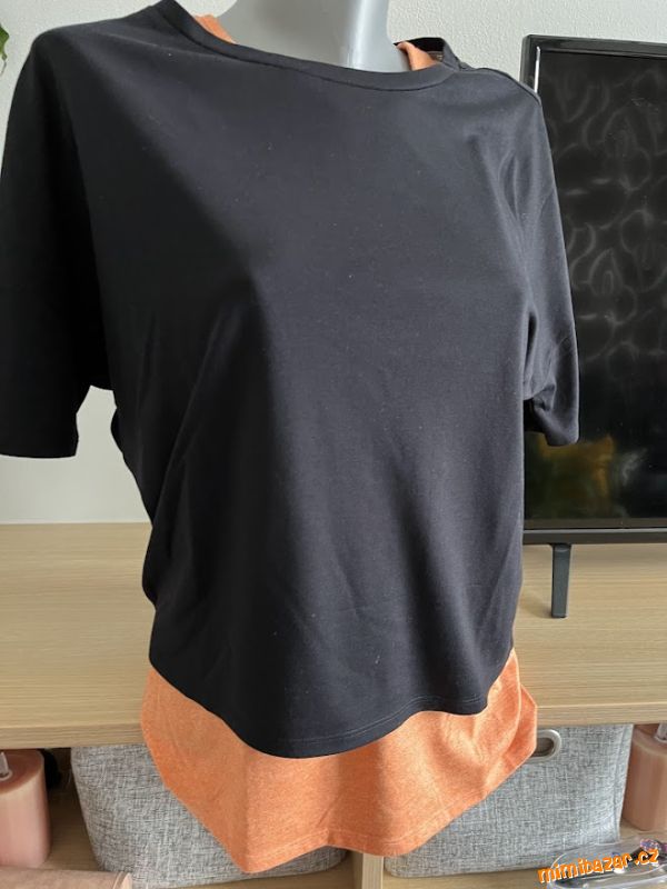 sportovní top, tílko, triko 2v1 vel.34/36