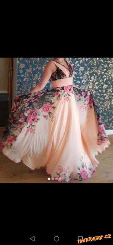Luxusní společenské šaty, svatební vel. 40-42