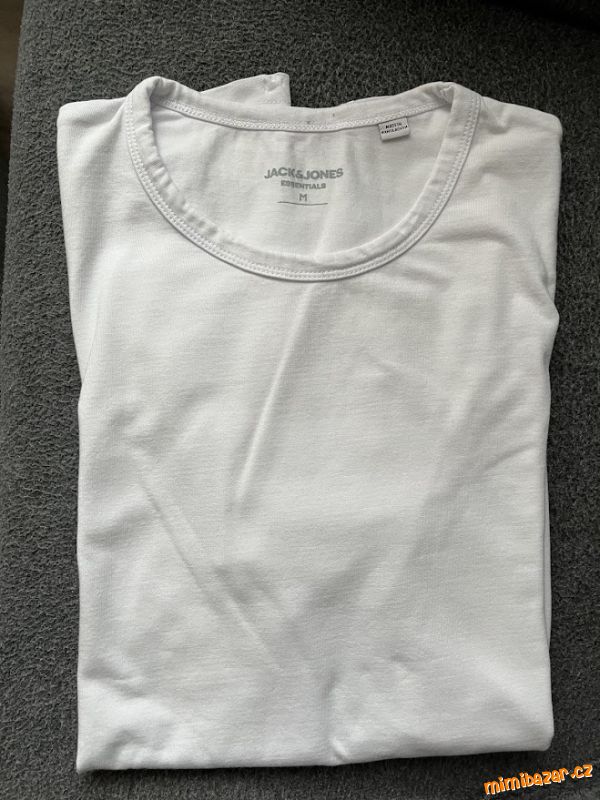 bílé tričko chlapecké, pánské vel.M