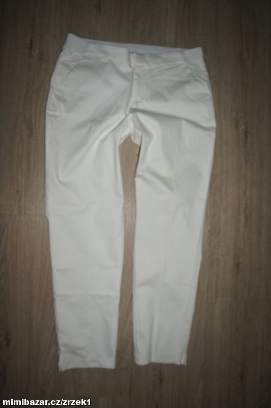 Nádherné, plátěné pružné kalhoty vel.L