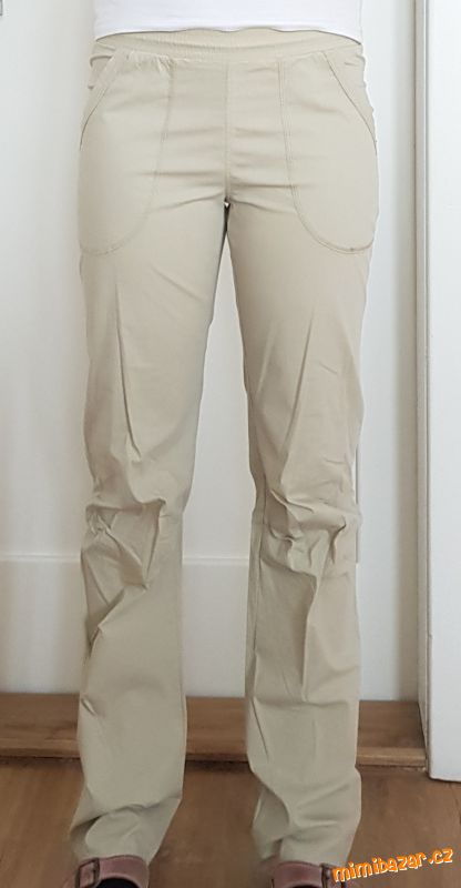 Béžové sportovní kalhoty LITEX vel. S