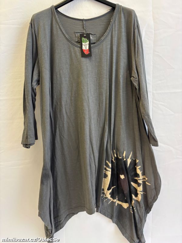 nové bavlněné oversize šaty