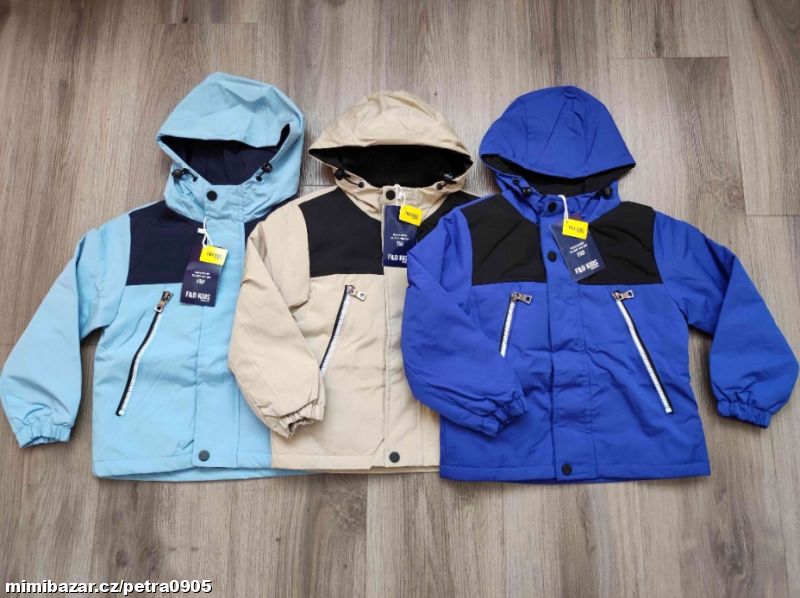 Jarní nepromokavá bunda 110/116