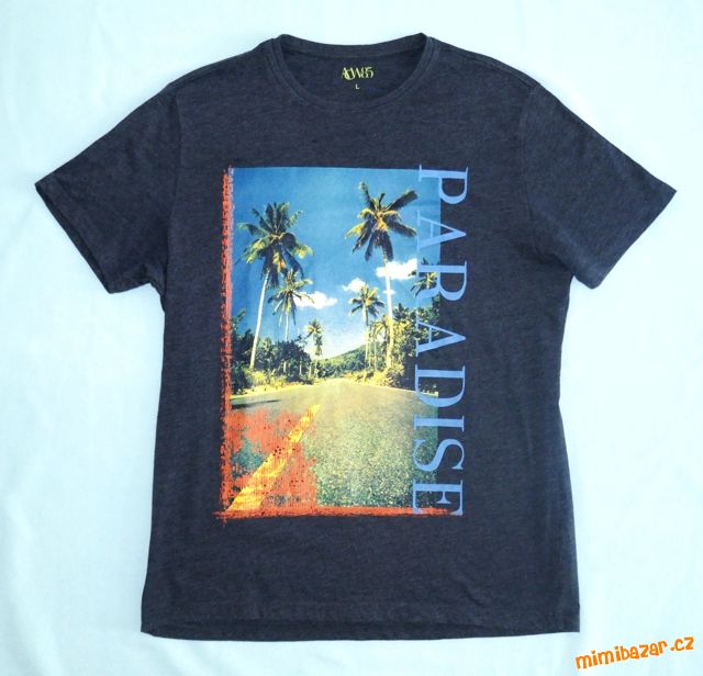 Tmavě šedé tričko