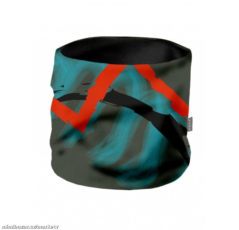 Unuo dětský nákrčník fleece Fantazie khaki