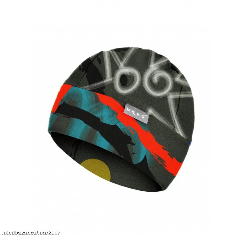 Unuo fleecová čepice sport Fantazie, khaki