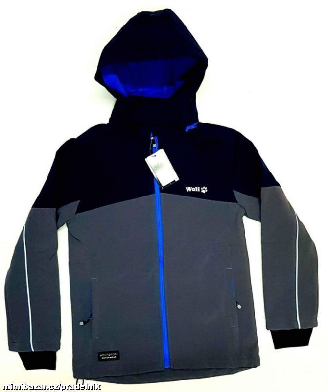 Chlapecká zateplená softshellová bunda vel.128-134
