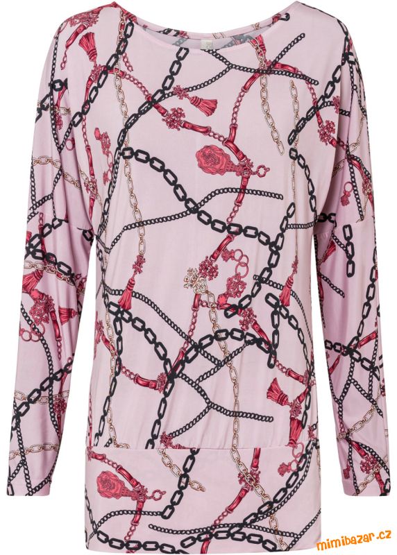 Růžové triko/halenka BONPRIX vel. M