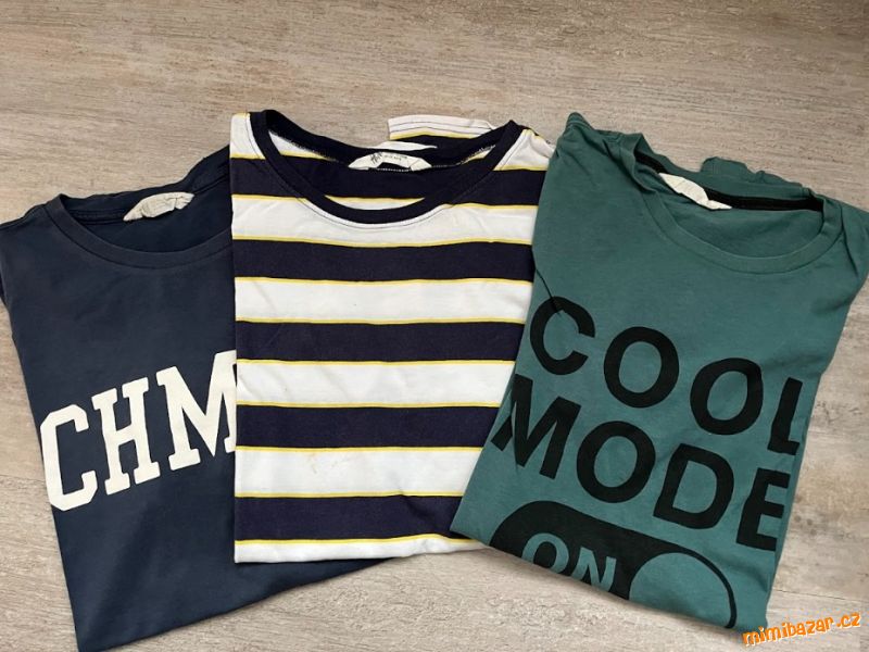 tričko s krátkým rukávem 2ks + 1 zdarma